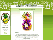 Tablet Screenshot of angelicagiftbaskets.com